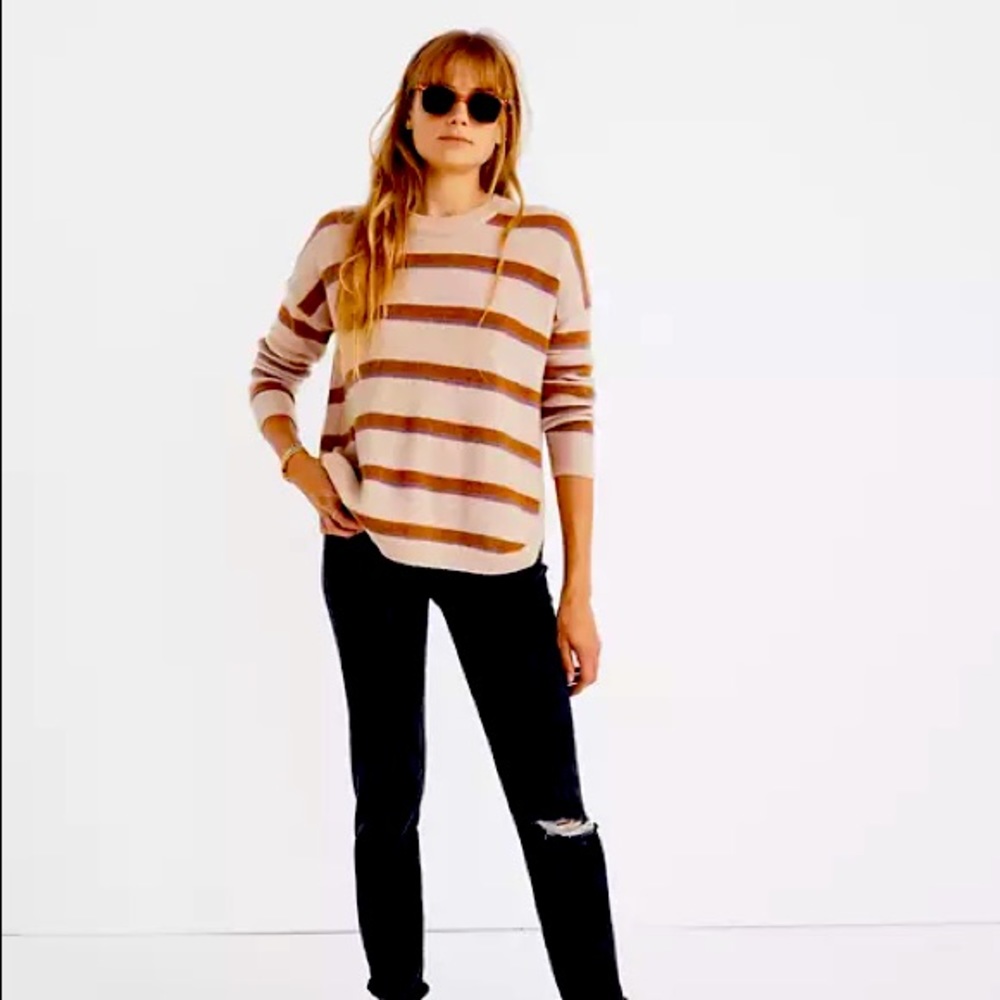 Madewell Westlake Striped Pullover Sweater
